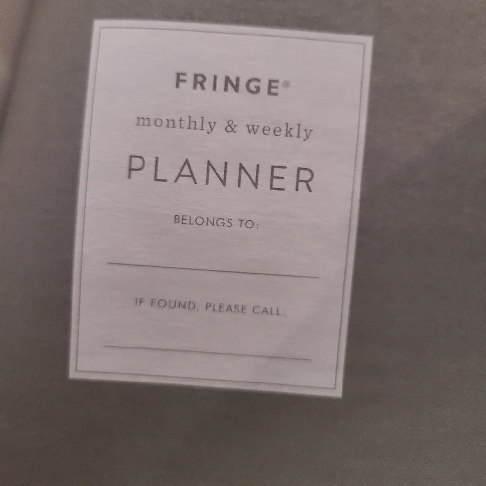 Anthropology Planner
